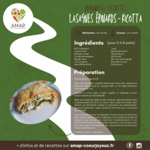 Lasagnes epinards-ricotta